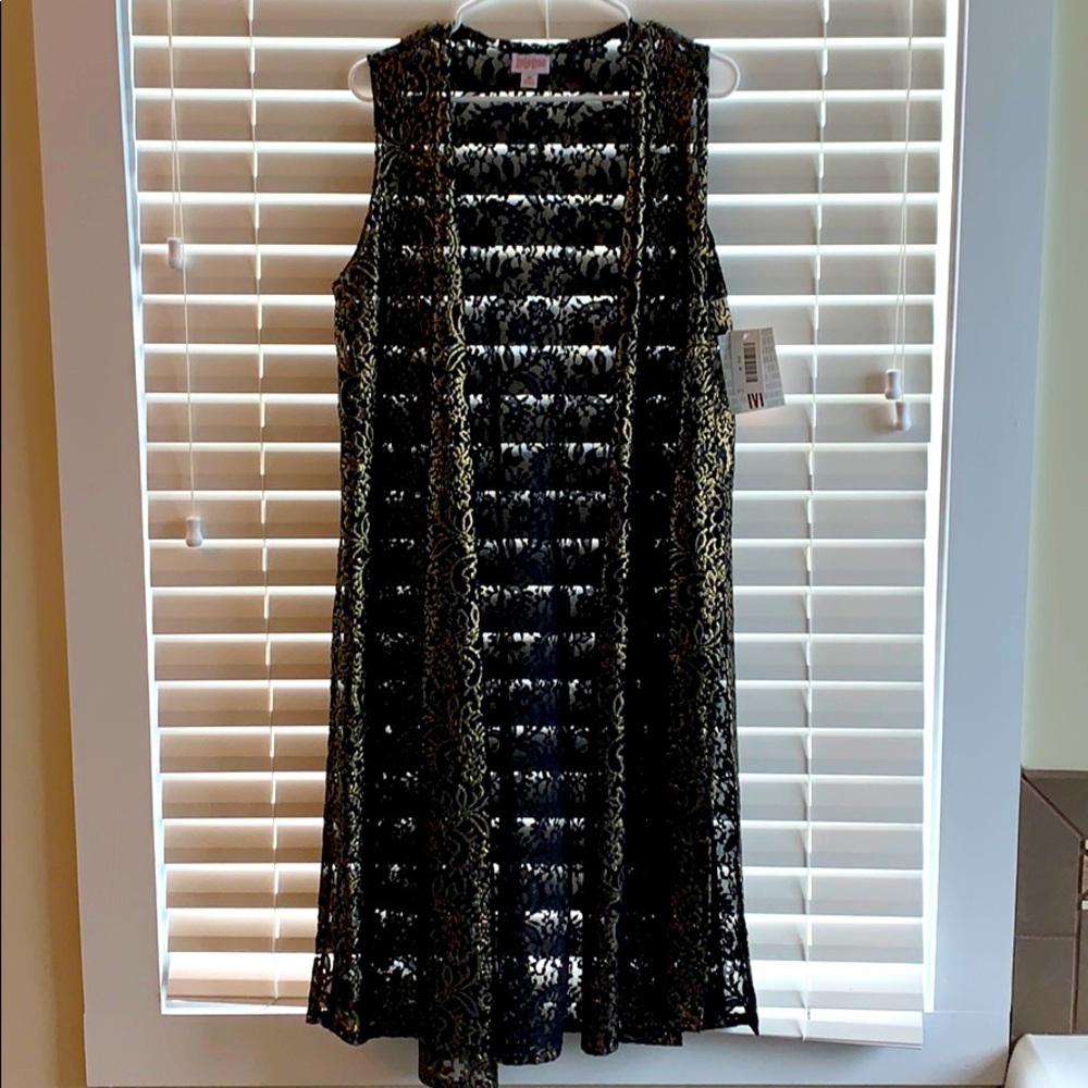 Long lace vest